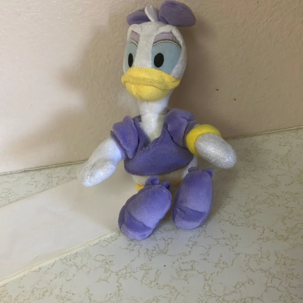Disney Purple and White Plush Toy